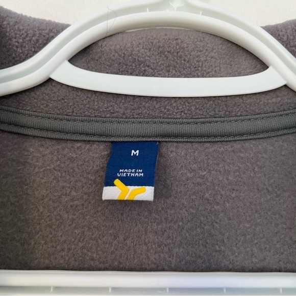 (M) GAP Men's loose-fitting half-zip microfleece sweater - Picture 4 of 6